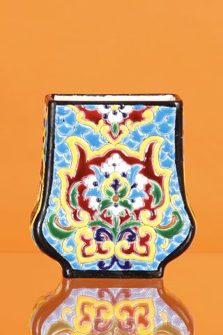 Jules Vieillard Petit vase rectangulaire