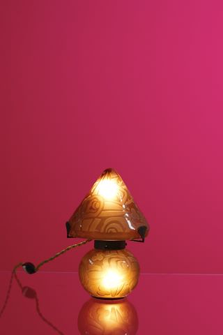 André Delatte (1887-1963) Lampe «champignon»