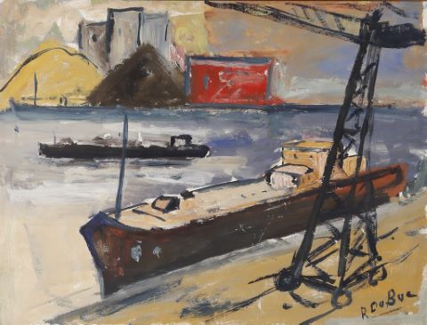 Roland Dubuc (1924-1998) Les docks