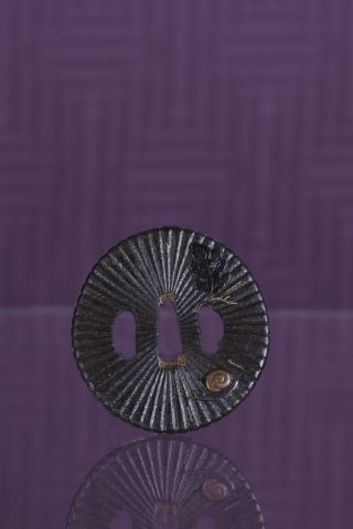 Tsuba kiku gata
