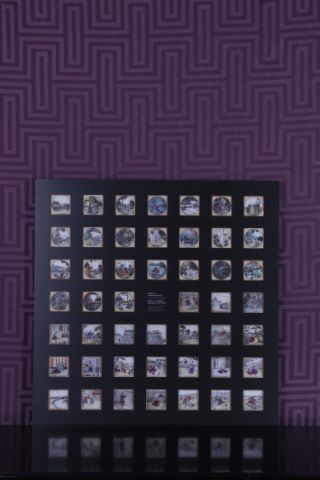 48 plaques polychromes pour lanterne magique...