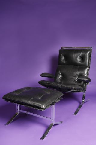 Olivier Mourgue (né en 1939) Fauteuil à haut...
