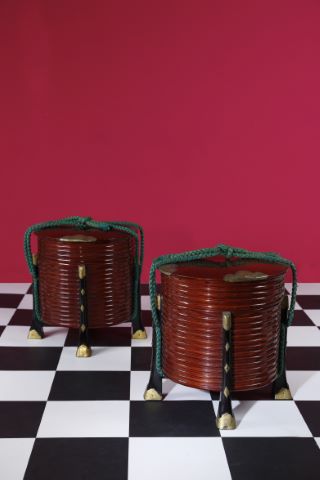 Paire de hokkai-bako