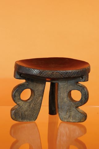Kenya Tabouret circulaire Kamba