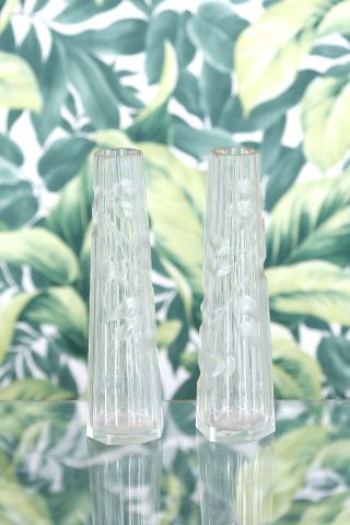 Paire de vases tronconiques