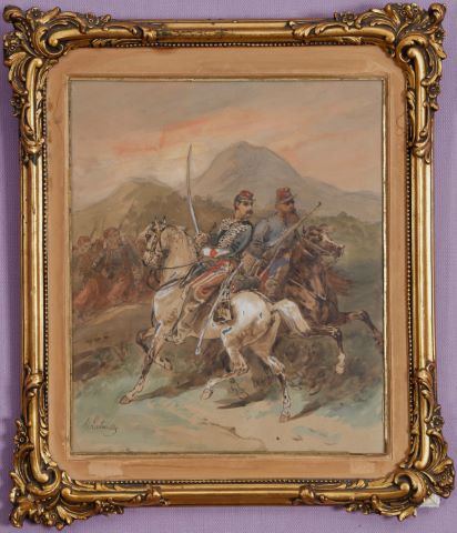 Hippolyte Lalaisse (1812-1884) La Charge...
