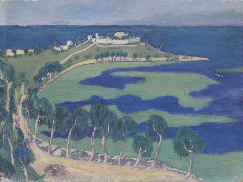 Paysage, le fort de Bregançon