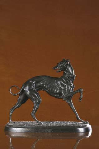 Christophe Fratin (1801-1864) Lévrier patte levée