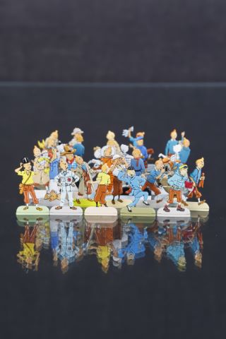Moulinsart - Hergé Ensemble de figurines Tintin
