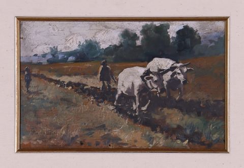 Attribué à Giovanni Fattori (1825-1908) Scène...
