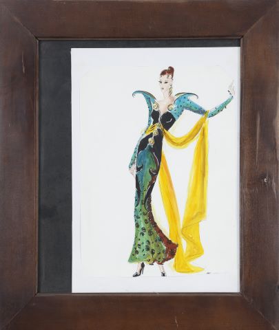 École du XXe siècle 2 dessins de mode