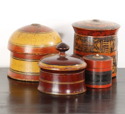 Quatre boîtes à Tikka