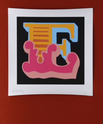 Ben Eine (né en 1970) Circus E