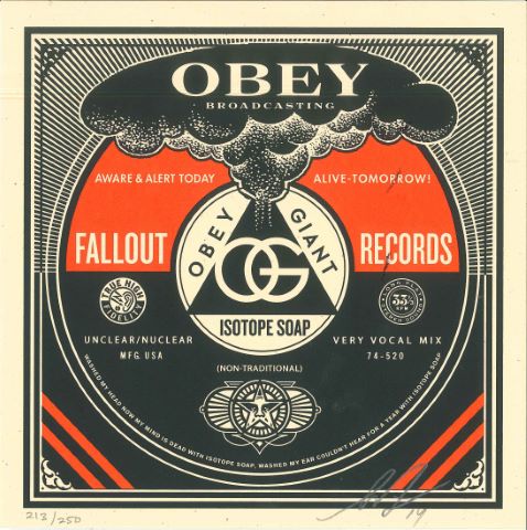 Shepard Fairey (né en 1970) Obey records