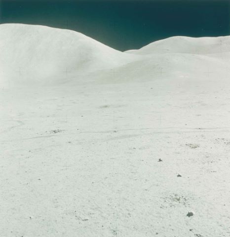 Deux vues du Mont Hadley. Apollo 15