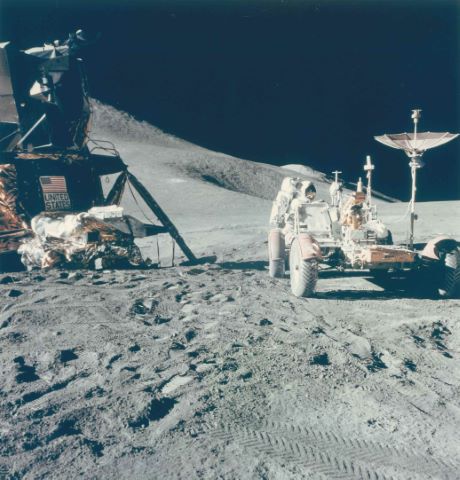 NASA - David Scott James Irwin, le LM et le Rover...