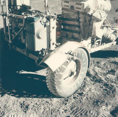 Gros plan du rover lunaire. Apollo 17
