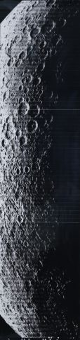Lunar Orbiter V - Panorama de la face cachée de…