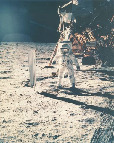 Buzz Aldrin sur la Lune. Apollo 11