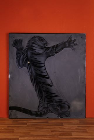 Luigi Parisio (XXe siècle) Tigre rugissant