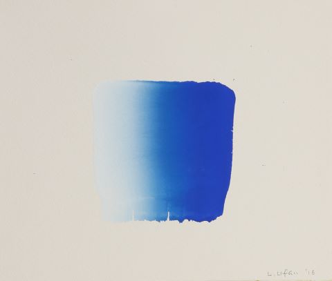 Lee Ufan (né en 1936) Dialogue, bleu