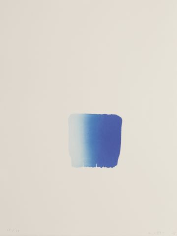 Lee Ufan (né en 1936) Dialogue, bleu
