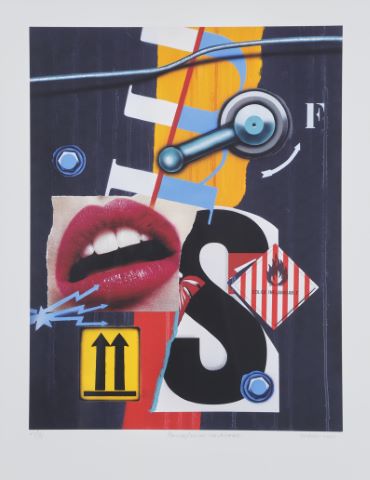 Peter Klasen (né en 1935) Bouche / Solide...