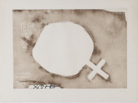 Antoni Tàpies (1923-2012) Paper Cremat