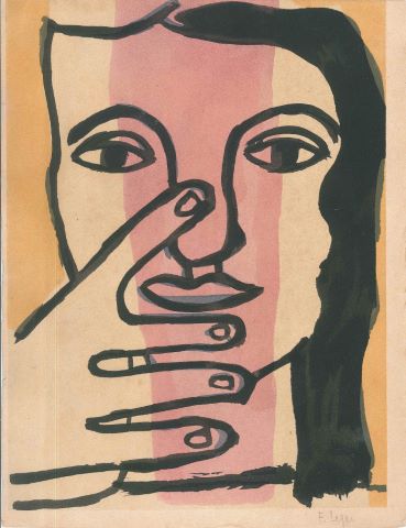 Fernand Léger (1881-1955) Tête de femme