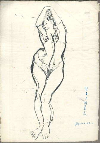 Antonietta Raphaël Mafai (1895-1975) Femme nue