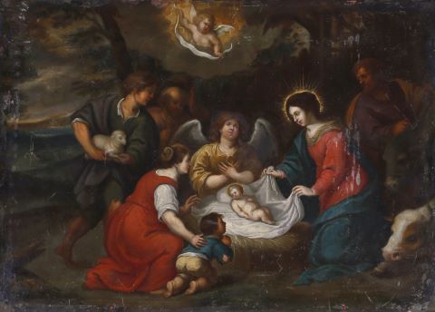 École flamande du XVIIe siècle, suiveur de David...
