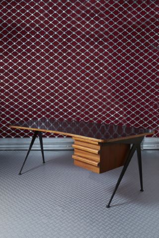 Bureau compas courbe grand modèle