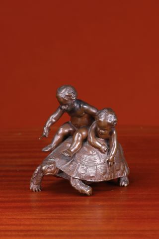 Louis-Ernest Barrias (1841-1905) Deux enfants...