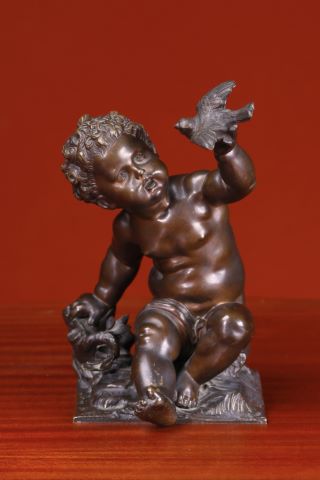 Auguste Moreau (1834-1917) Amour avec un oiseau