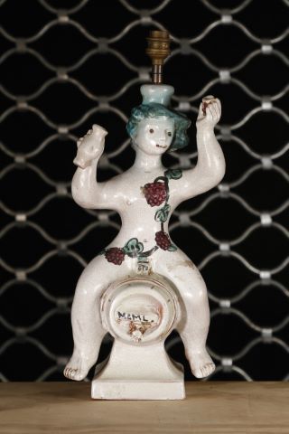 Georges Jouve (1910-1964) Bacchus sur un tonneau