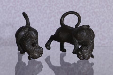 Paire de lions