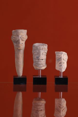Ensemble de trois terres cuite du Komaland