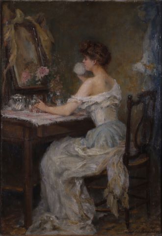 Albert Antoine Lambert (1854 - ?) Jeune femme...