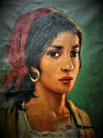 Portrait d’une jeune gitane