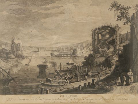 Ensemble de 2 gravures :