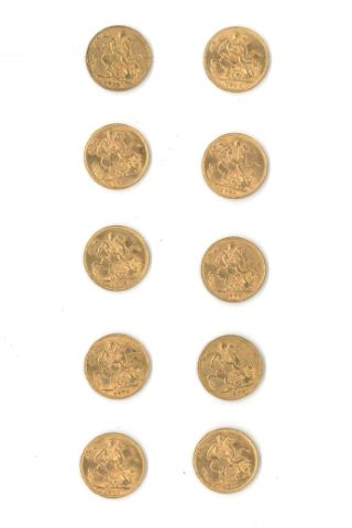 10 pièces Souverain Edouard VII