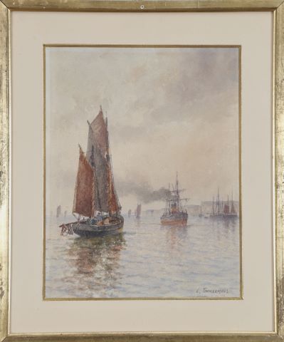 Louis-Étienne Timmermans (1846-1910) Bateaux...