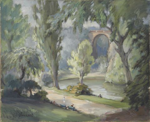 Léon Jousset (1877-?) Les Buttes-Chaumont