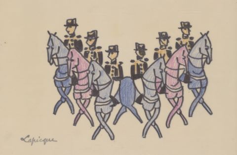 Charles Lapicque (1898-1988) Les Cavaliers