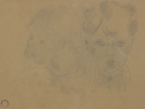 Mariette Lydis (1894-1970) Étude de visages...