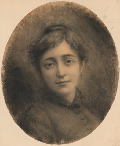 Attribué à Ernest Hébert (1817-1908) Portrait...