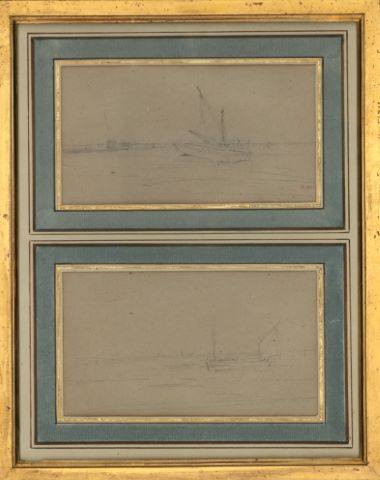 Jean-Baptiste Isabey (1767-1855) Deux études...