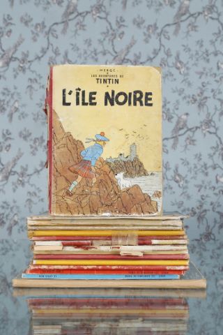 Hergé (1907-1983) 14 albums de Tintin