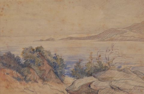 Léon Geille de Saint-Léger (1864-1937) Paysage...