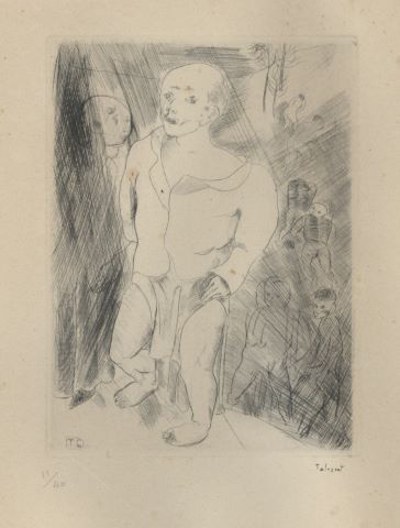 Pierre Tal-Coat (1905-1985) Homme marchant